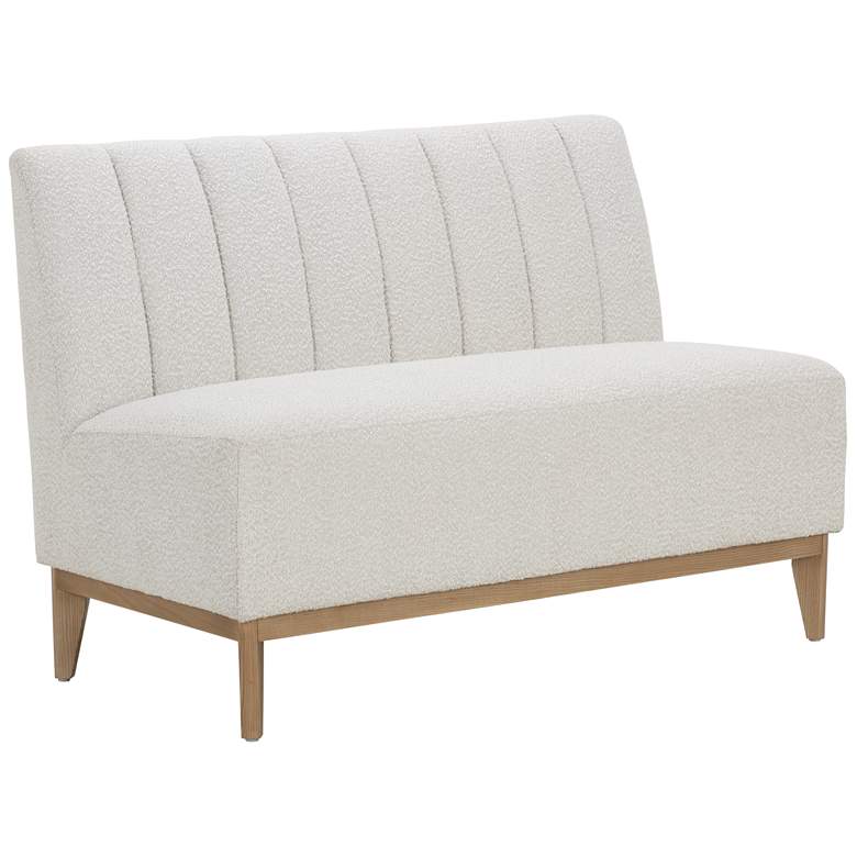 Image 1 Sunpan Kosovo Banquette Natural Copenhagen White