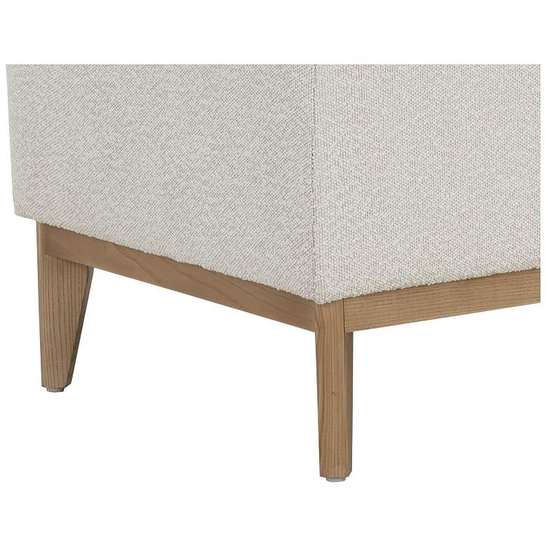 Image 6 Sunpan Kosovo Banquette Natural Copenhagen White more views