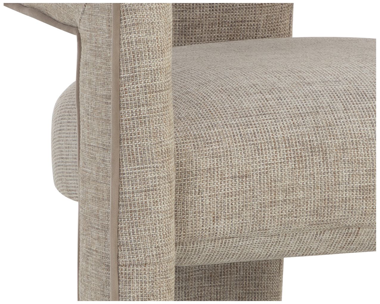 Sunpan Krasner Dining Armchair Rhapsody Sand