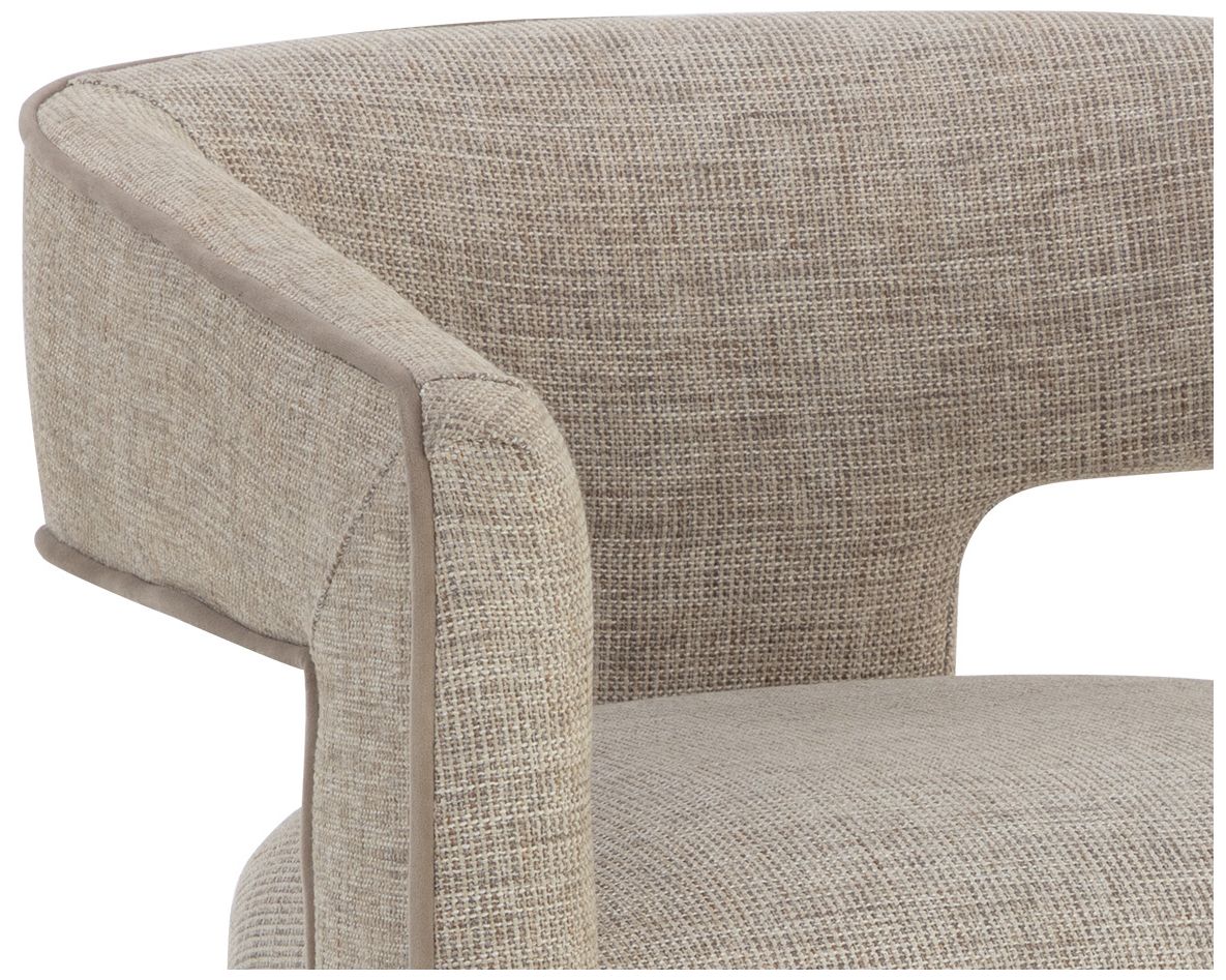 Sunpan Krasner Dining Armchair Rhapsody Sand