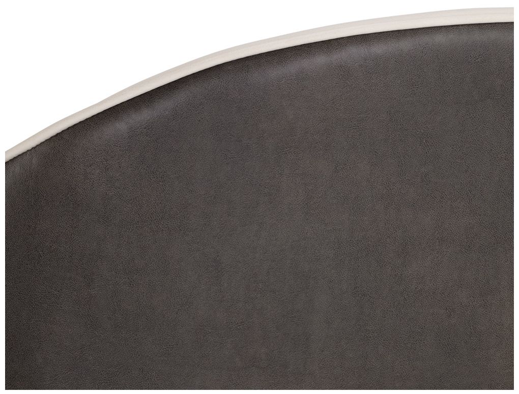 Sunpan Kylin Dining Armchair Dillon Cream and Bravo Ash