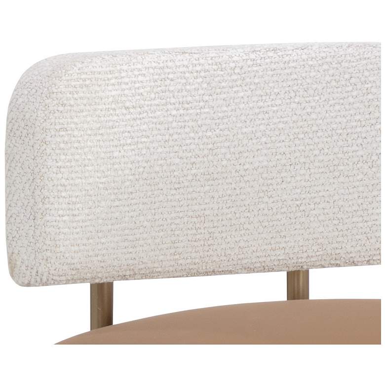 Image 6 Sunpan Larissa Barstool Napa Cognac and Rhea Light Barley more views