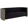 1_Sunpan Larron 95" Wide Abbington Black Modern Sofa