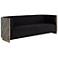 Sunpan Larron 95" Wide Abbington Black Modern Sofa
