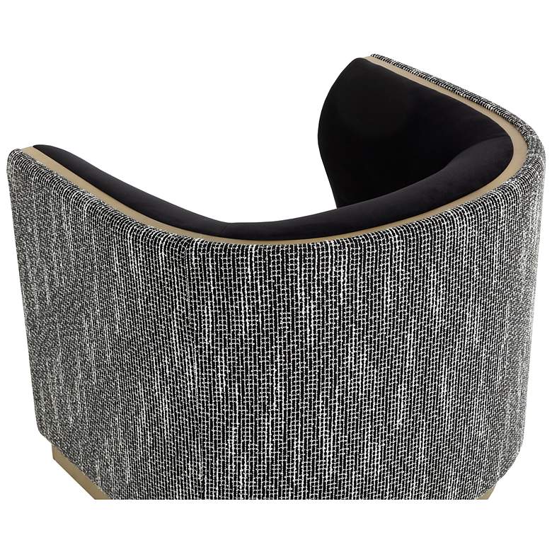 Image 5 Sunpan Larron Armchair Abbington Black and Hobbes Night more views