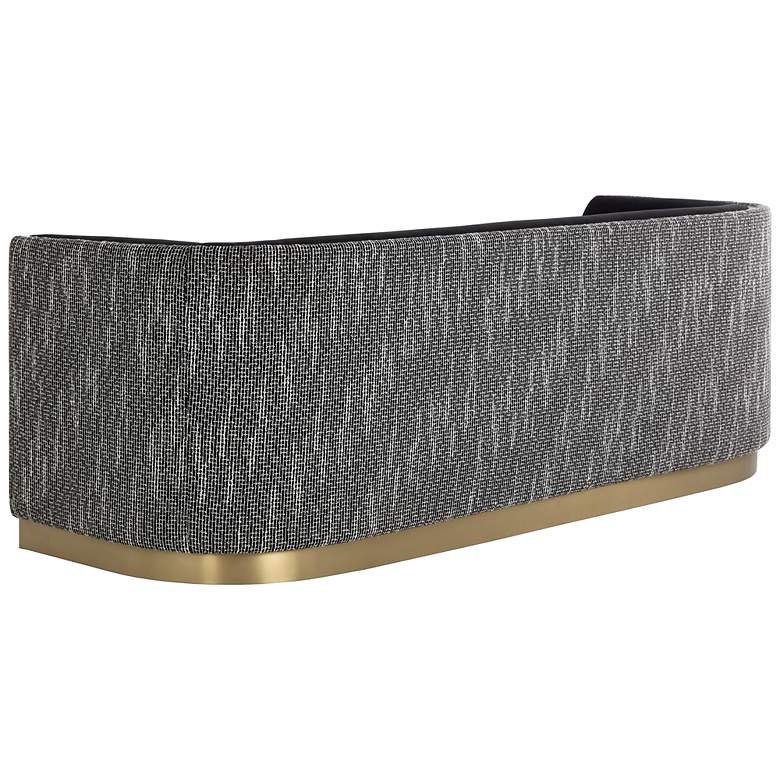 Image 3 Sunpan Larron Sofa Abbington Black and Hobbes Night more views