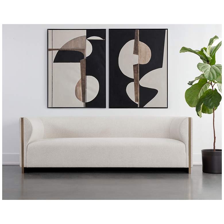 Image 5 Sunpan Larron Sofa Rhea Light Barley more views