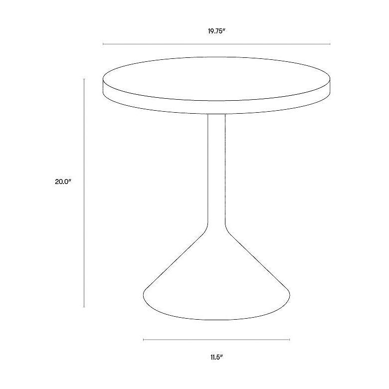 Image 5 Sunpan Laszilo End Table more views