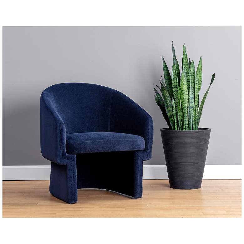 Image 1 Sunpan Lauryn Lounge Chair Danny Navy