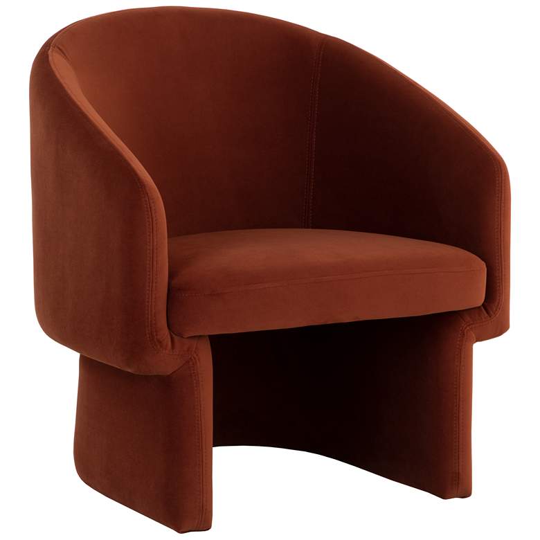 Image 2 Sunpan Lauryn Lounge Chair Meg Rust