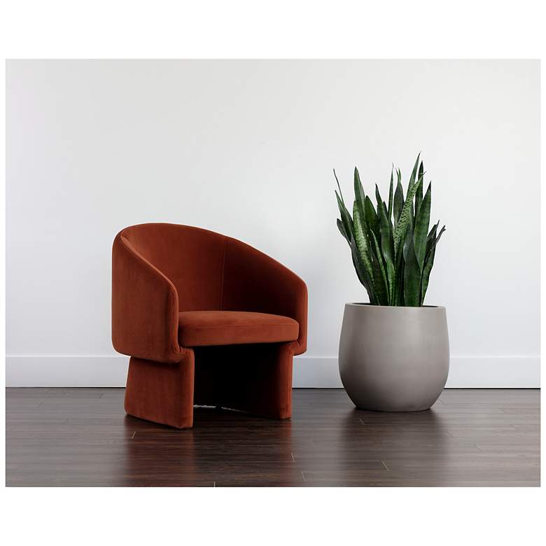 Image 1 Sunpan Lauryn Lounge Chair Meg Rust