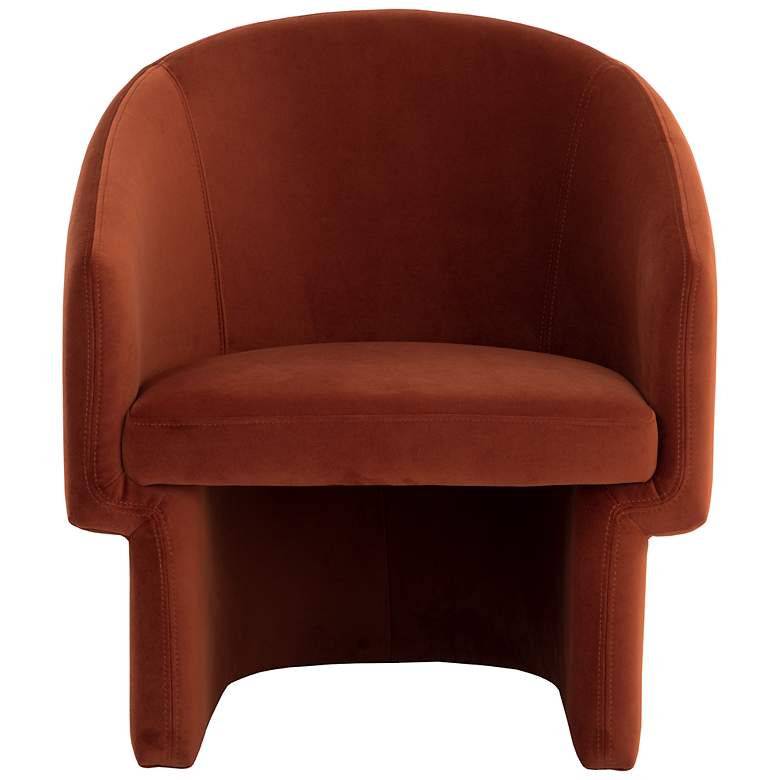 Image 3 Sunpan Lauryn Lounge Chair Meg Rust more views