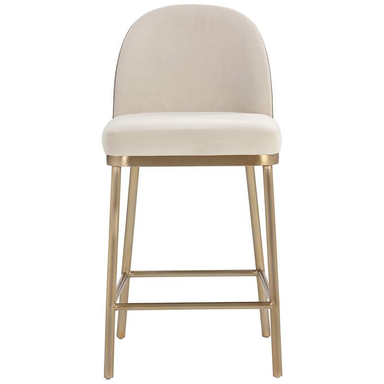 Image 3 Sunpan Lavania Counter Stool Meg Taupe and Porcini Taupe more views