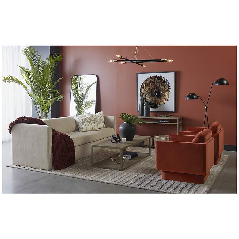 Image 6 Sunpan Leander Sofa Danny Cream more views