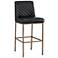 Sunpan Leighland Barstool Coal Black