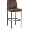 Sunpan Leighland Barstool Havana Dark Brown