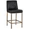 Sunpan Leighland Counter Stool Coal Black
