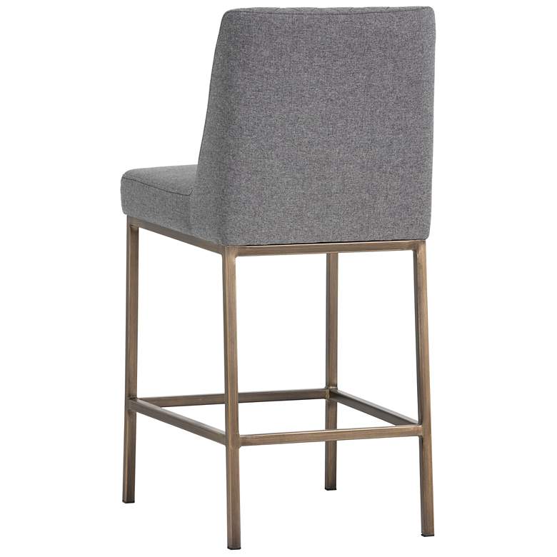 Image 3 Sunpan Leighland Counter Stool Dark Gray more views