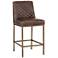 Sunpan Leighland Counter Stool Havana Dark Brown