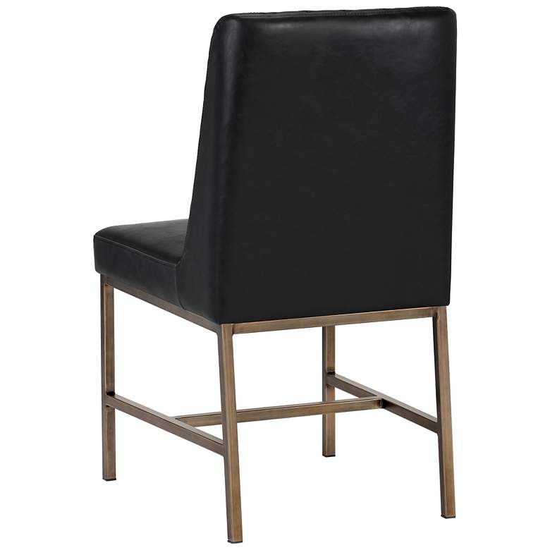 Image 4 Sunpan Leighland Dining Chair Coal Black Set of 2 more views