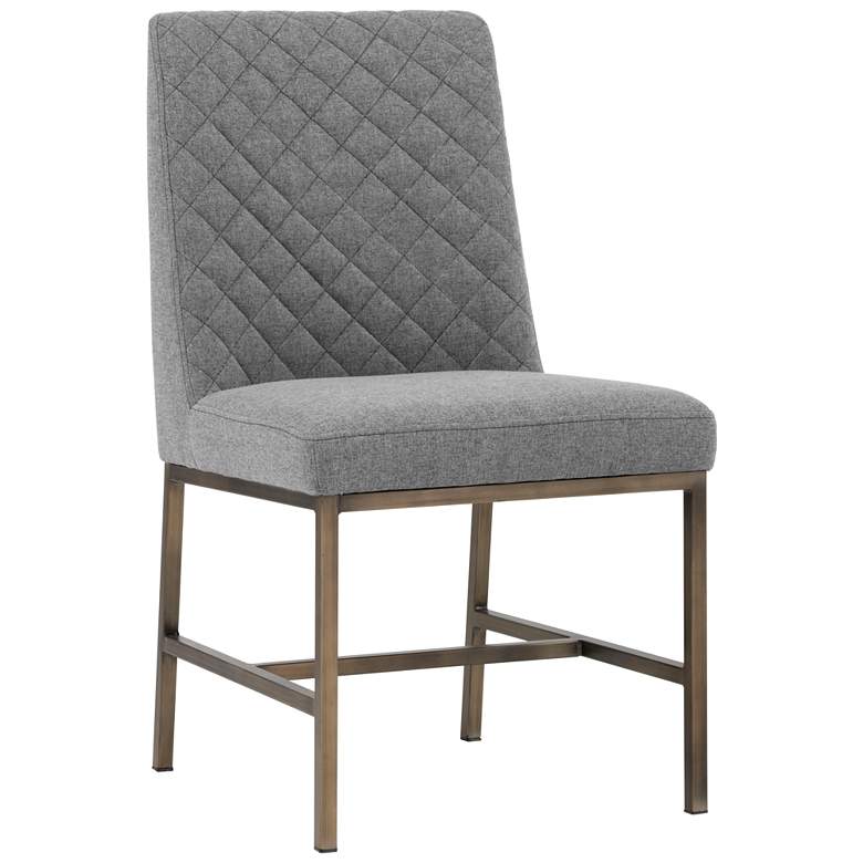 Image 1 Sunpan Leighland Dining Chair Dark Gray Set of 2
