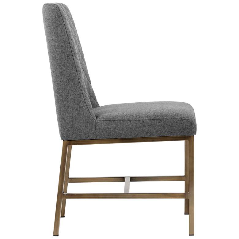 Image 4 Sunpan Leighland Dining Chair Dark Gray Set of 2 more views