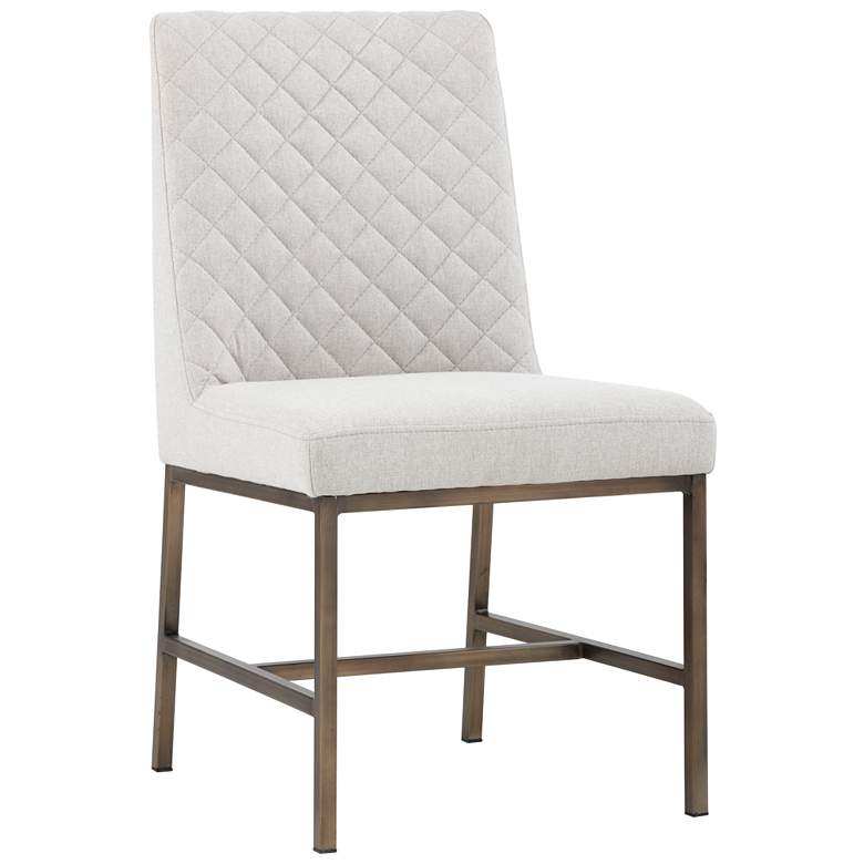 Image 1 Sunpan Leighland Dining Chair Light Gray Set of 2