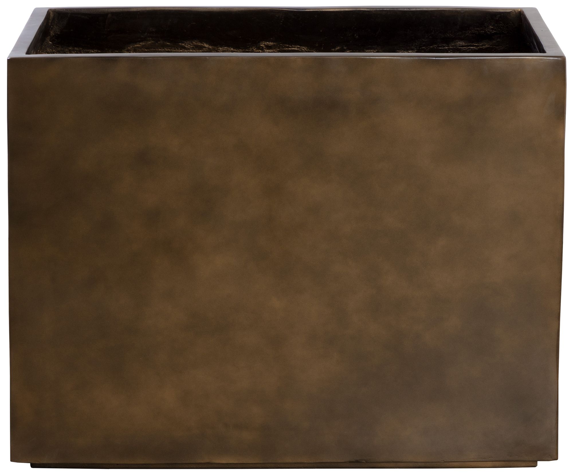 Image 2 Sunpan Leilani Planter Medium Antique Bronze more views