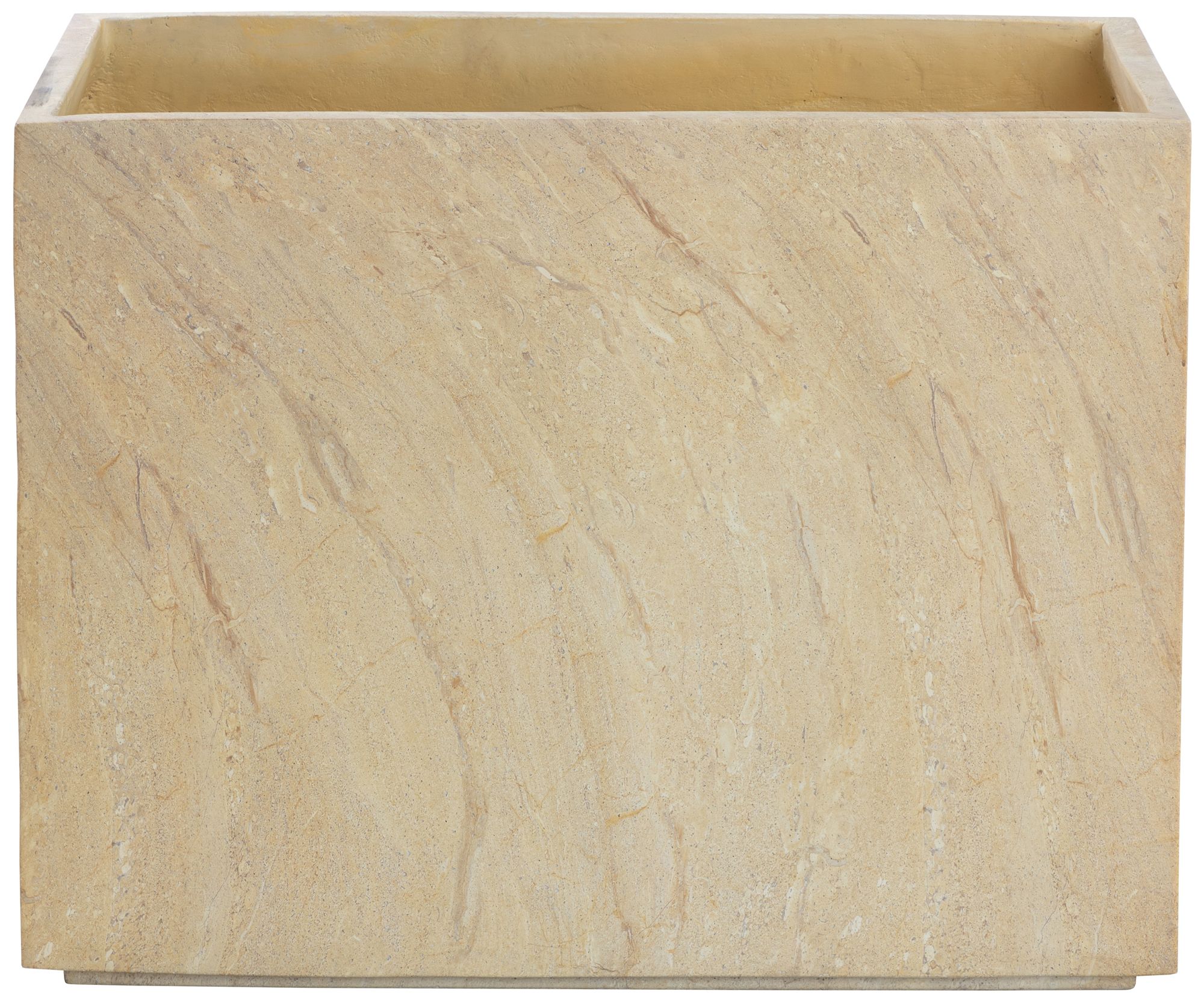 Image 2 Sunpan Leilani Planter Medium Travertine Look more views