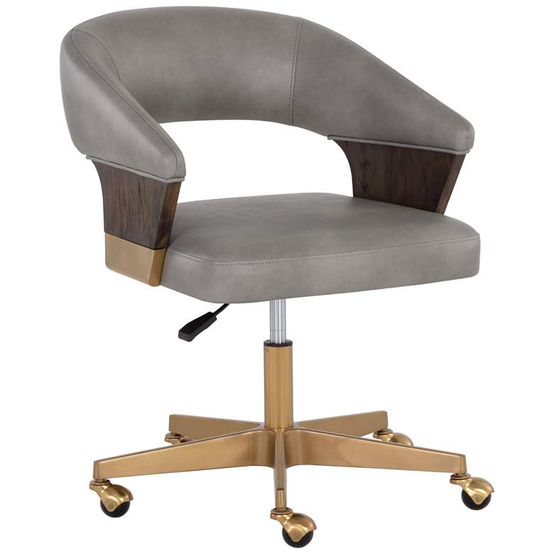 Image 1 Sunpan Leonce Office Chair Bravo Metal