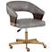 Sunpan Leonce Office Chair Bravo Metal