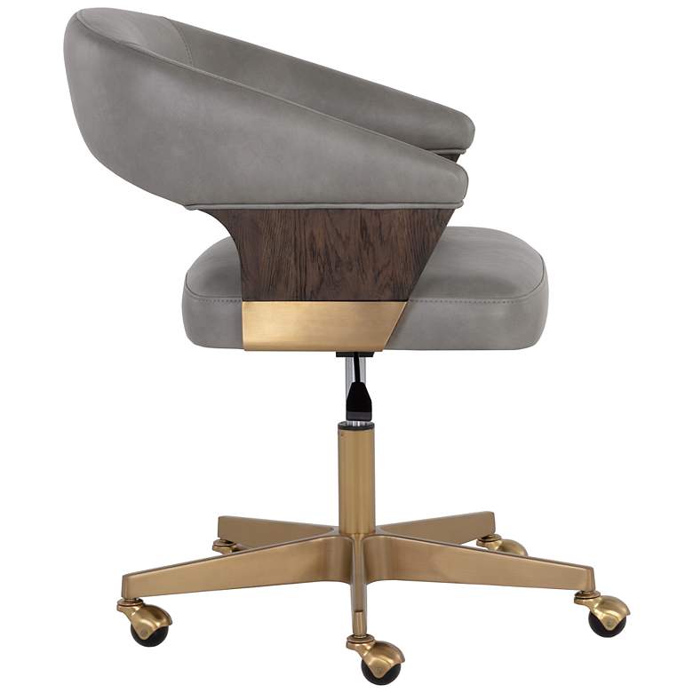 Image 3 Sunpan Leonce Office Chair Bravo Metal more views