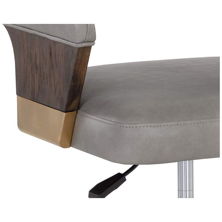 Image 6 Sunpan Leonce Office Chair Bravo Metal more views