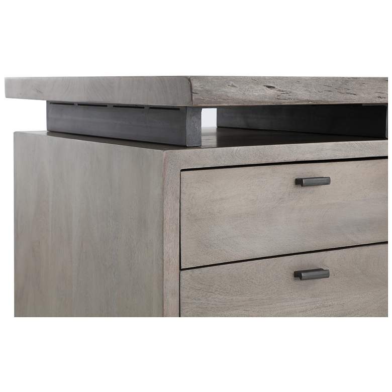 Image 7 Sunpan Lewis Desk Gray more views