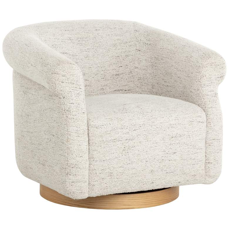 Image 1 Sunpan Libby Swivel Lounge Chair Hailey Moon