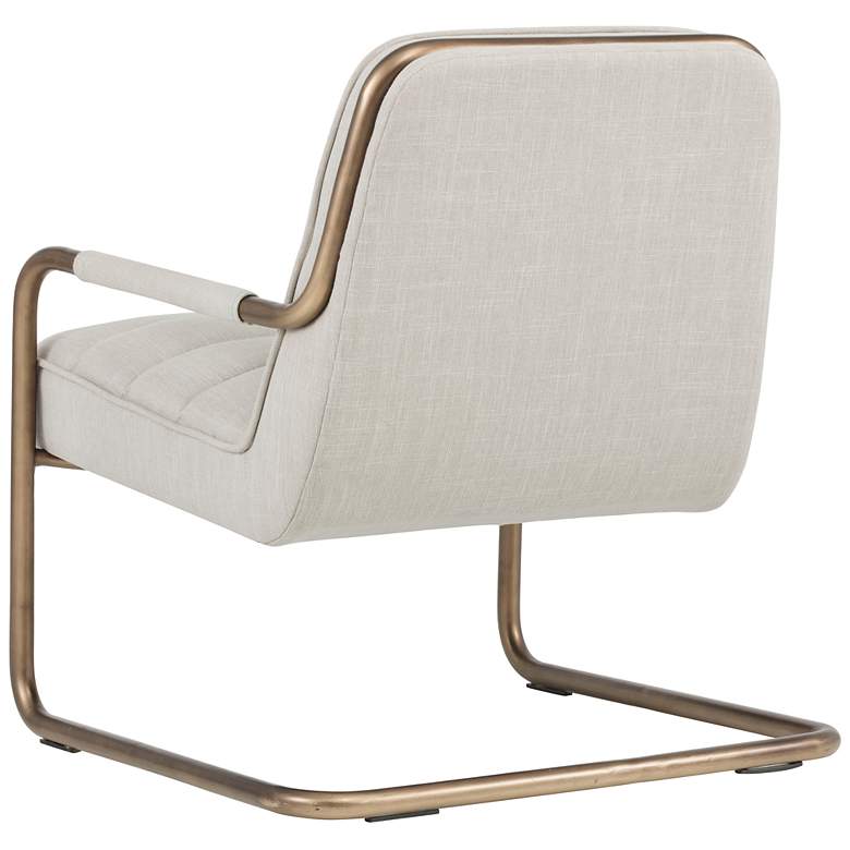 Image 4 Sunpan Lincoln Lounge Chair Beige Linen more views