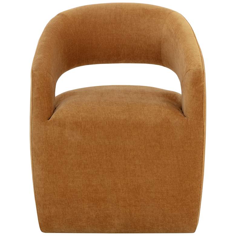 Image 3 Sunpan Lloret Wheeled Dining Armchair Danny Amber more views