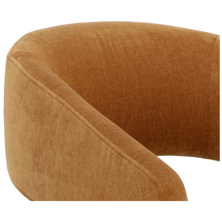 Image 7 Sunpan Lloret Wheeled Dining Armchair Danny Amber more views