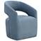 Sunpan Lloret Wheeled Dining Armchair Danny Iceberg