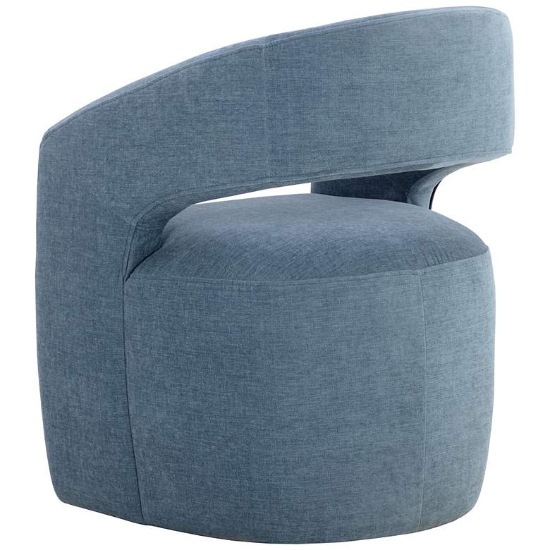 Image 4 Sunpan Lloret Wheeled Dining Armchair Danny Iceberg more views