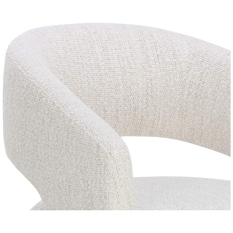 Image 7 Sunpan Lloret Wheeled Dining Armchair Merino Pearl more views