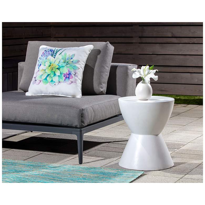 Image 3 Sunpan Logan End Table White more views