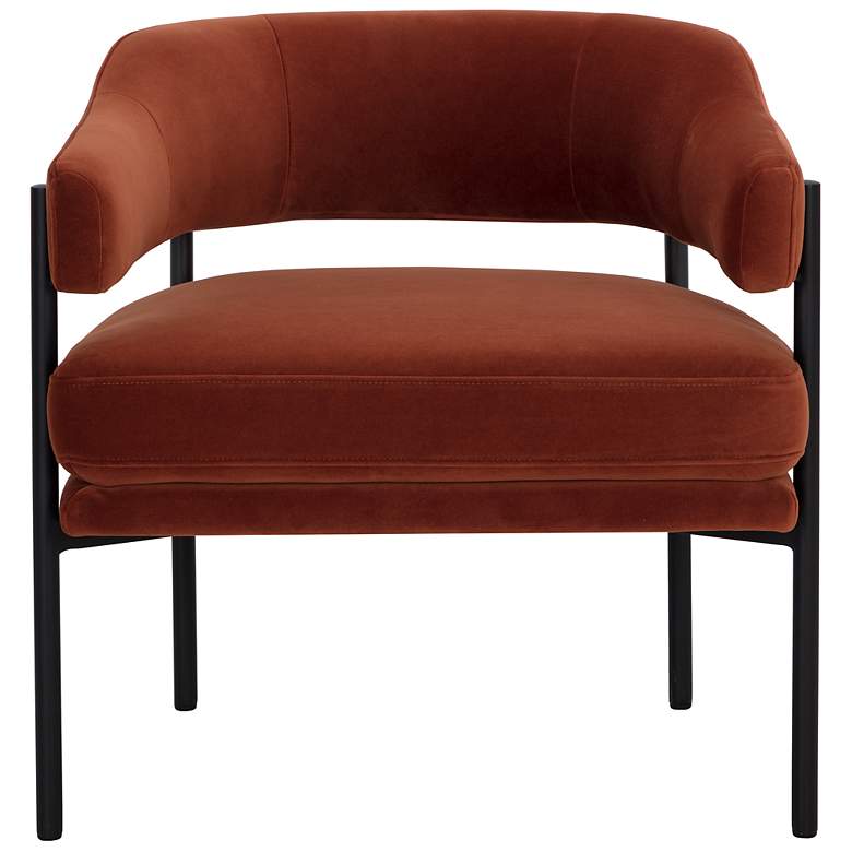 Image 3 Sunpan Lola Lounge Chair Meg Rust more views