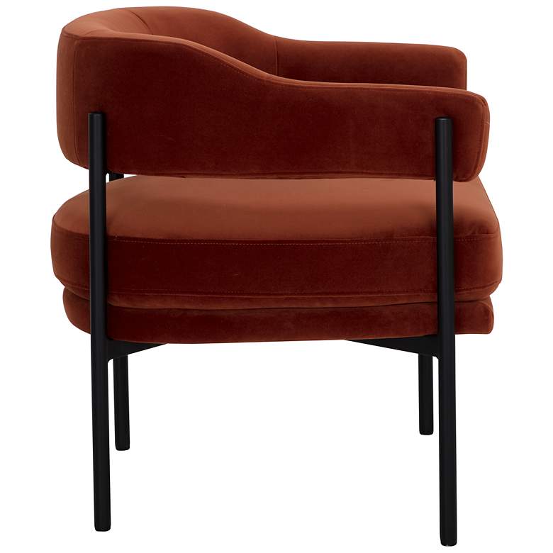 Image 4 Sunpan Lola Lounge Chair Meg Rust more views