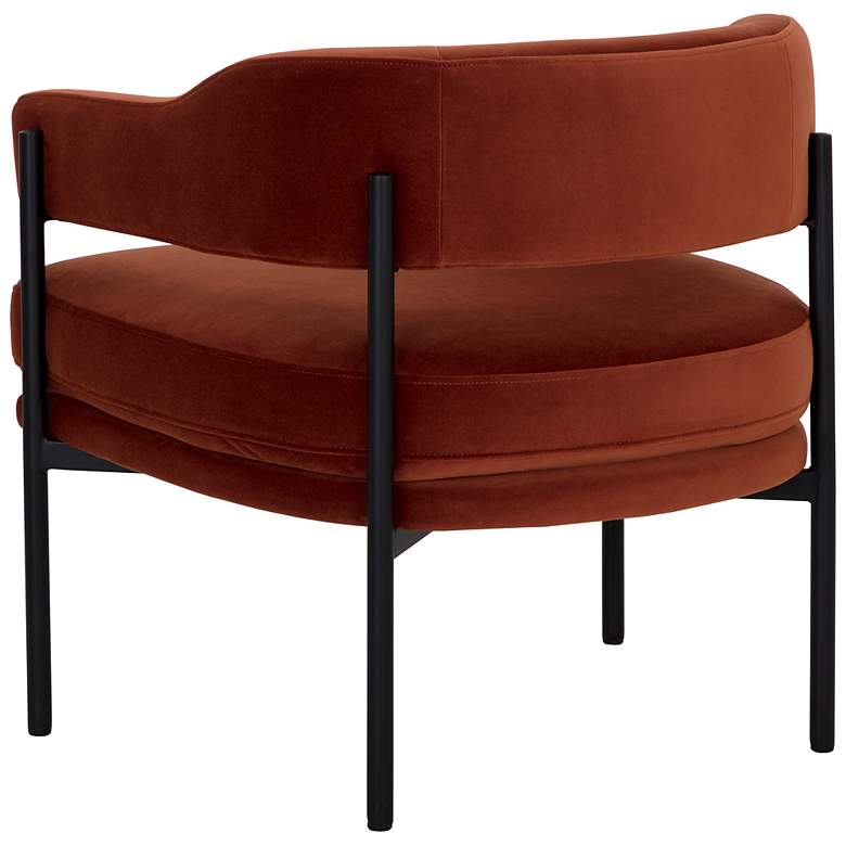 Image 5 Sunpan Lola Lounge Chair Meg Rust more views