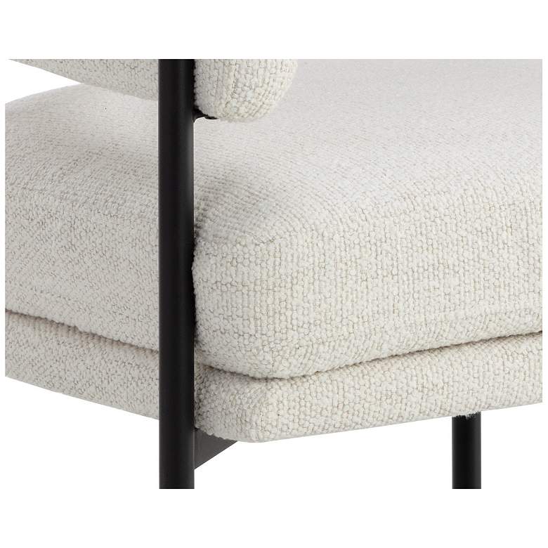 Image 6 Sunpan Lola Lounge Chair Merino Pearl more views