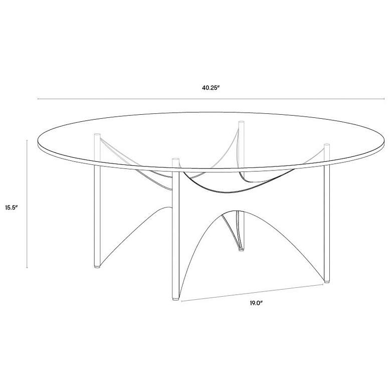 Image 5 Sunpan London Coffee Table more views