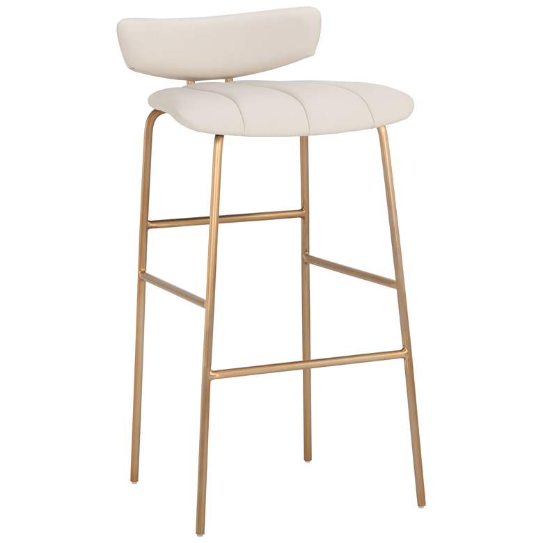 Image 1 Sunpan Lorelei Barstool Dillon Cream