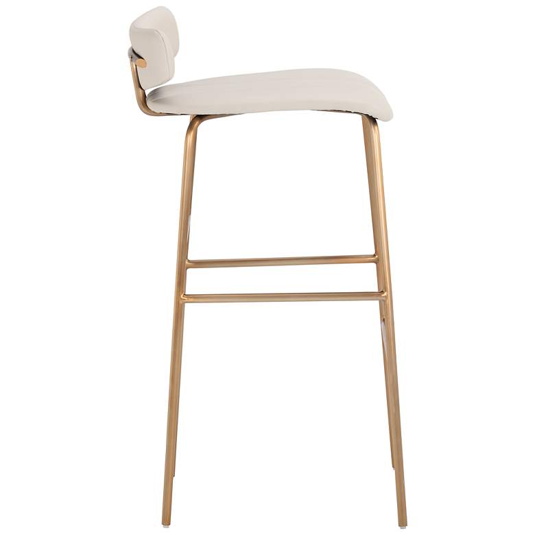 Image 2 Sunpan Lorelei Barstool Dillon Cream more views