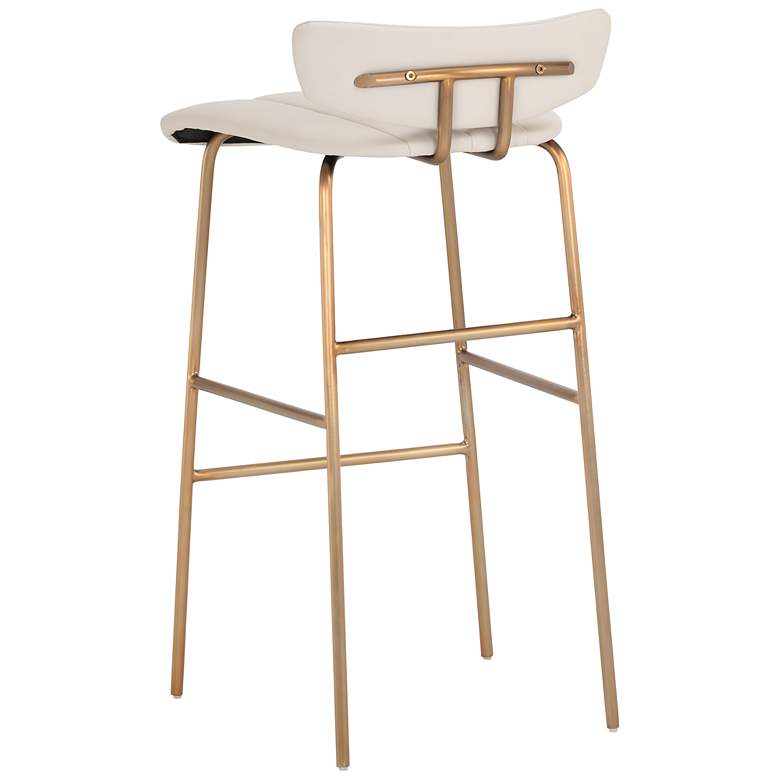 Image 3 Sunpan Lorelei Barstool Dillon Cream more views